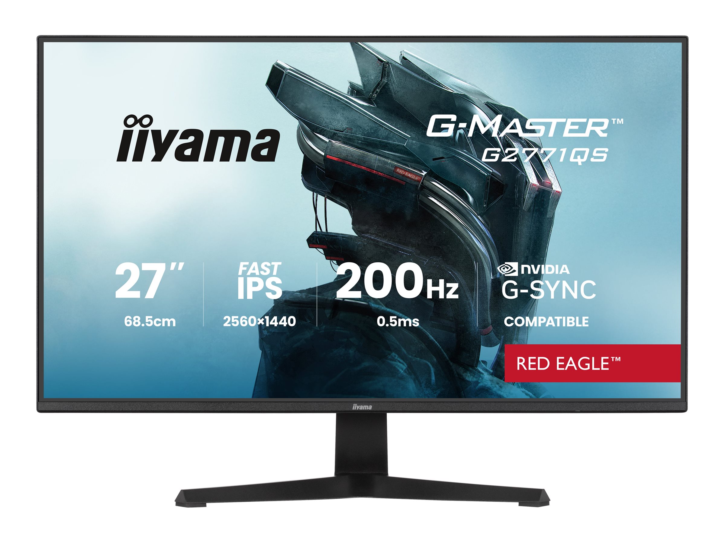 Iiyama G-MASTER Red Eagle G2771QS-B1 - LED-Monitor - Gaming - 69 cm (27)