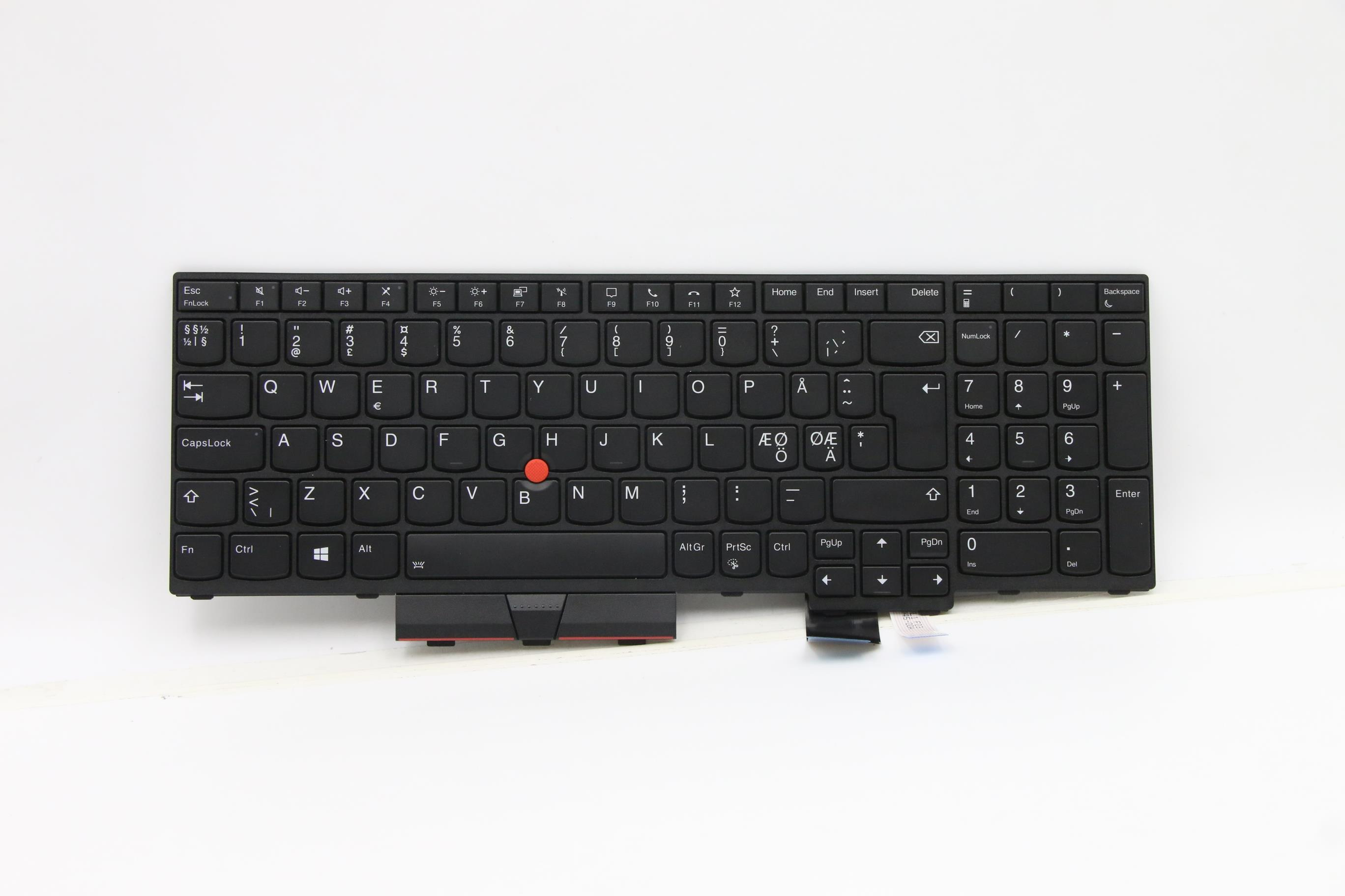Lenovo 5N20Z74893 - Tastatur - Nordisch - Lenovo - ThinkPad P15 Gen 1 (20ST - 20SU)