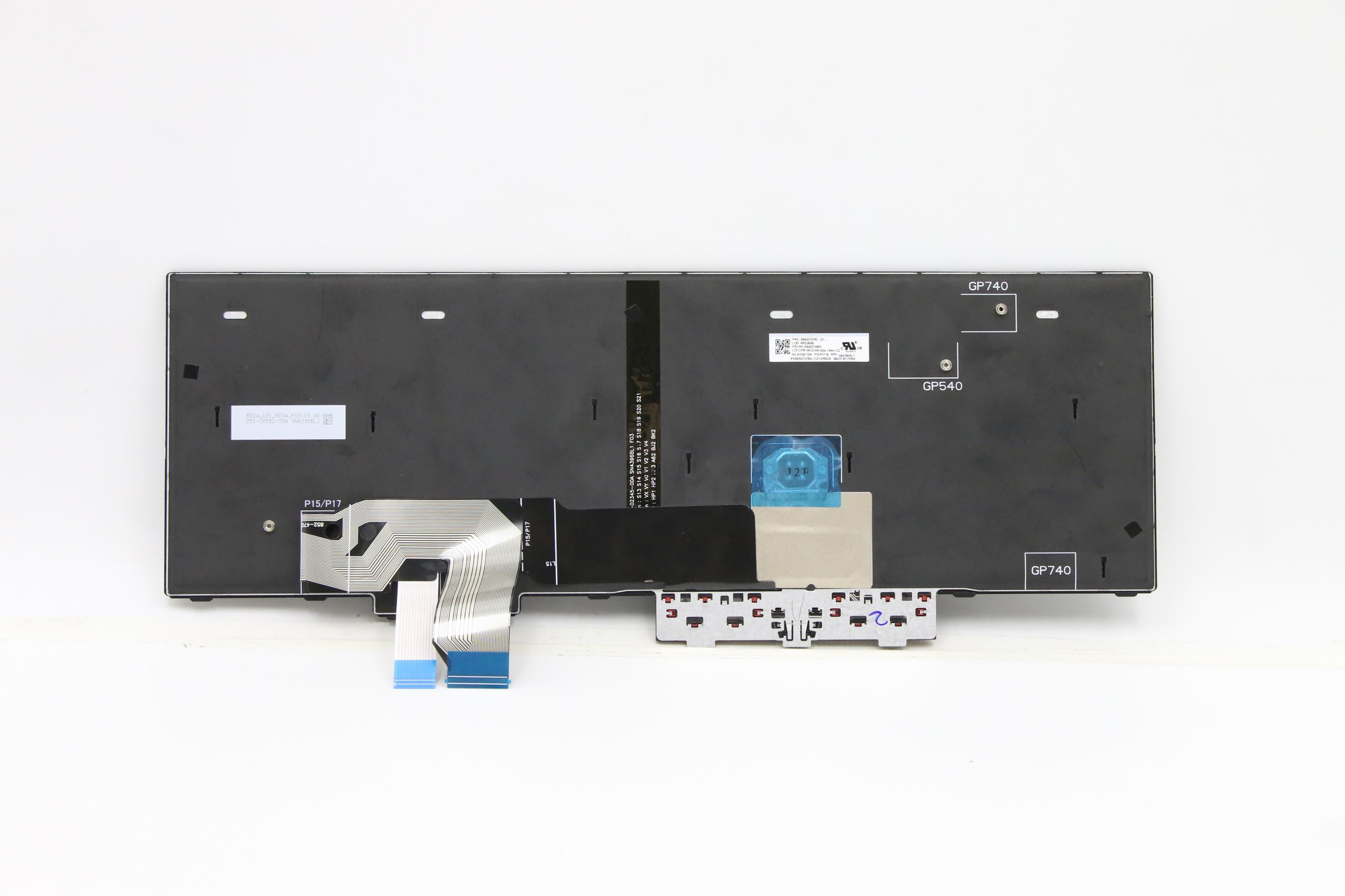 Lenovo 5N20Z74893 - Tastatur - Nordisch - Lenovo - ThinkPad P15 Gen 1 (20ST - 20SU)