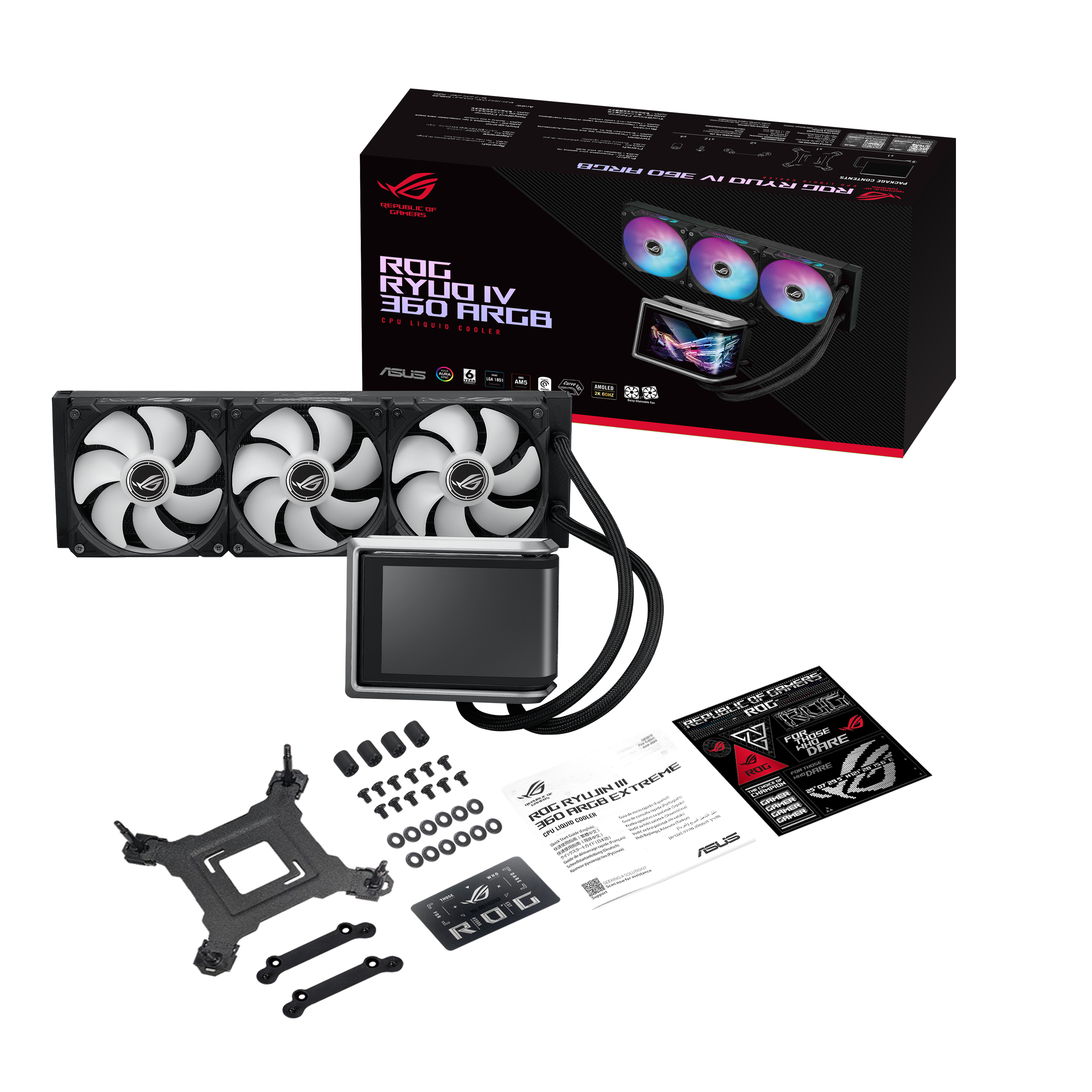 ASUS ROG RYUO IV 360 ARGB AIO liquid cooler
