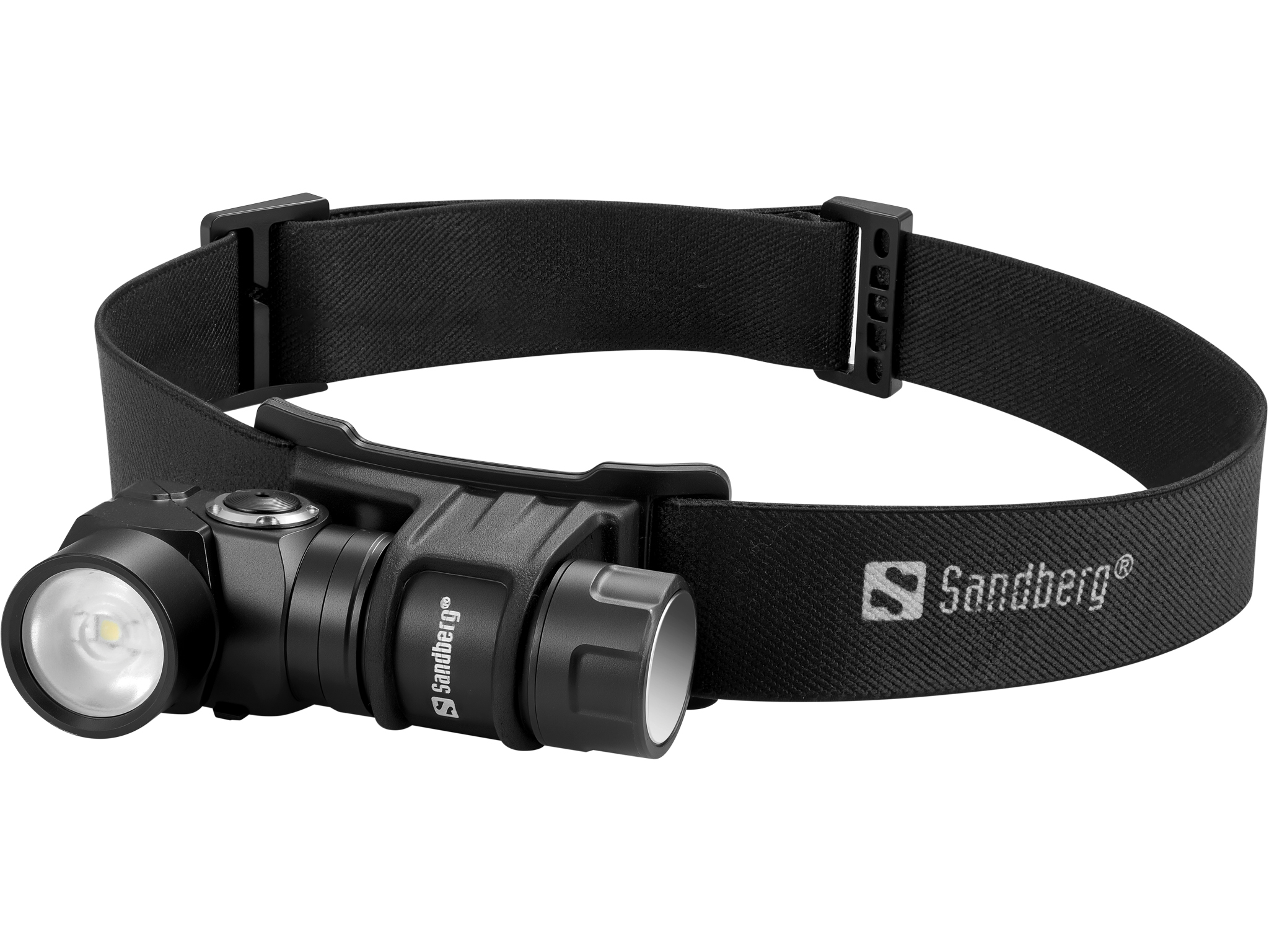 Sandberg 421-35 torcia Nero Torcia a fascia LED