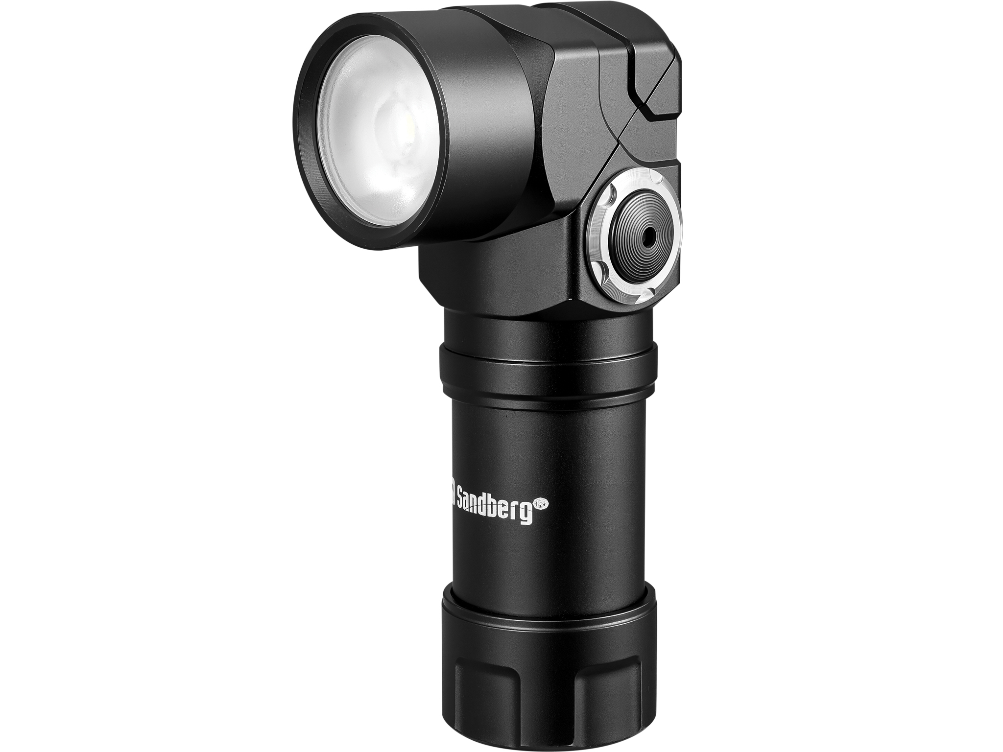 Sandberg 421-35 torcia Nero Torcia a fascia LED