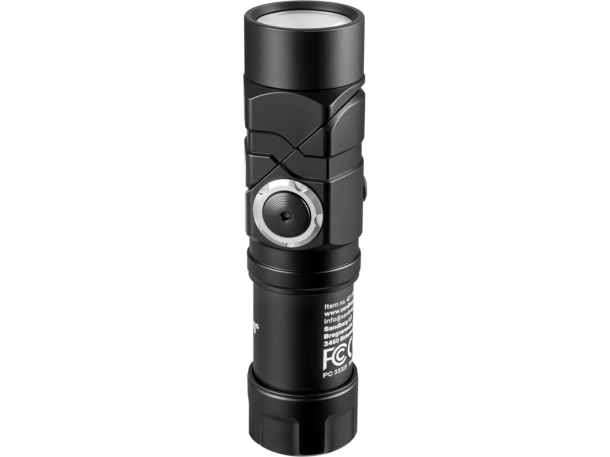 Sandberg 421-35 torcia Nero Torcia a fascia LED