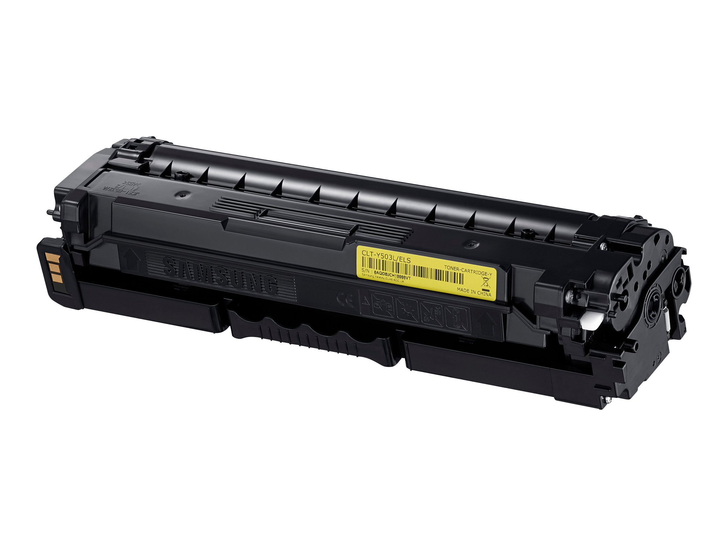 Samsung Cartucho de tner amarillo CLT-Y503L de alta capacidad