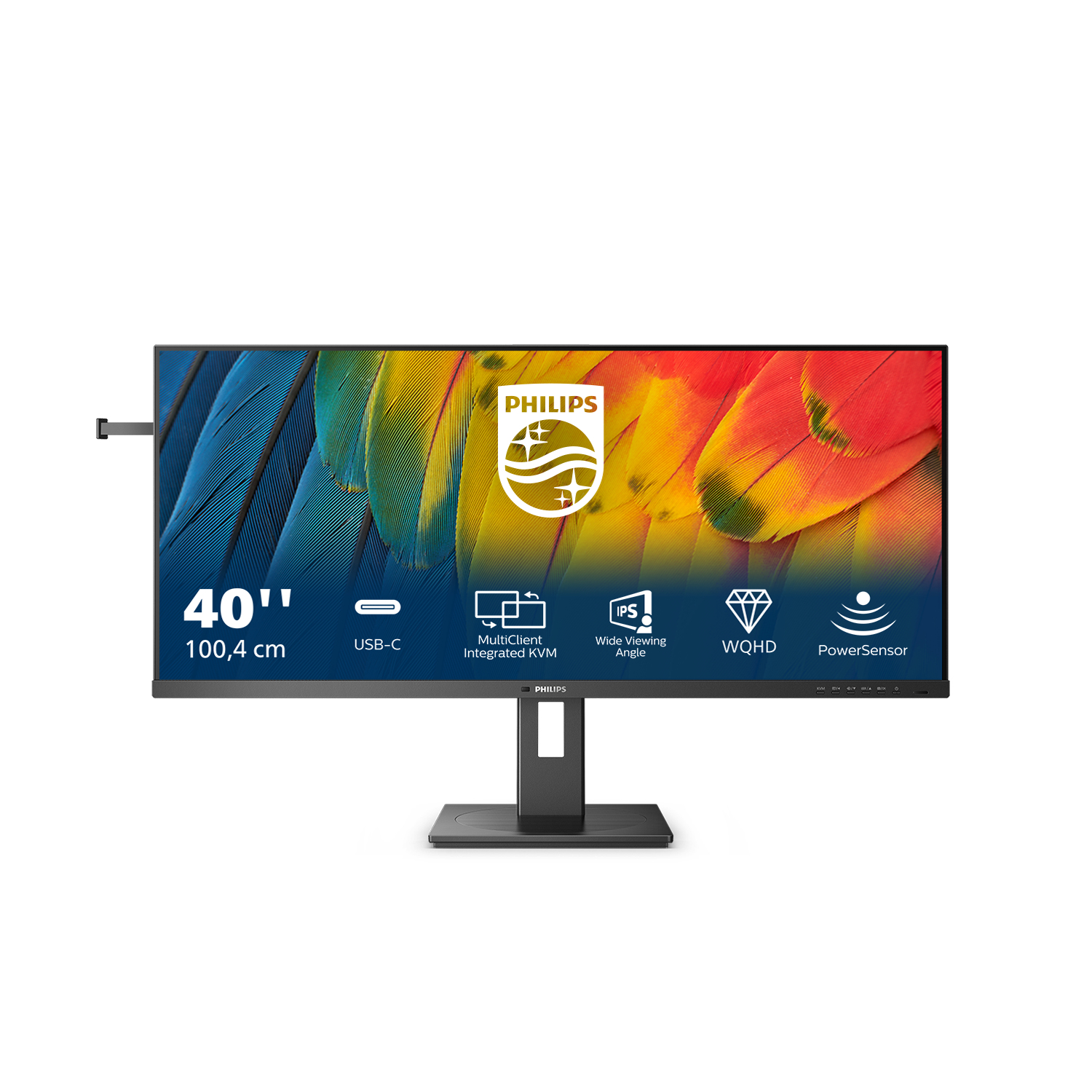 Philips 5000 series 40B1U5600/00 computer monitor 101.6 cm (40) 3440 x 1440 pixels Wide Quad HD LCD Black