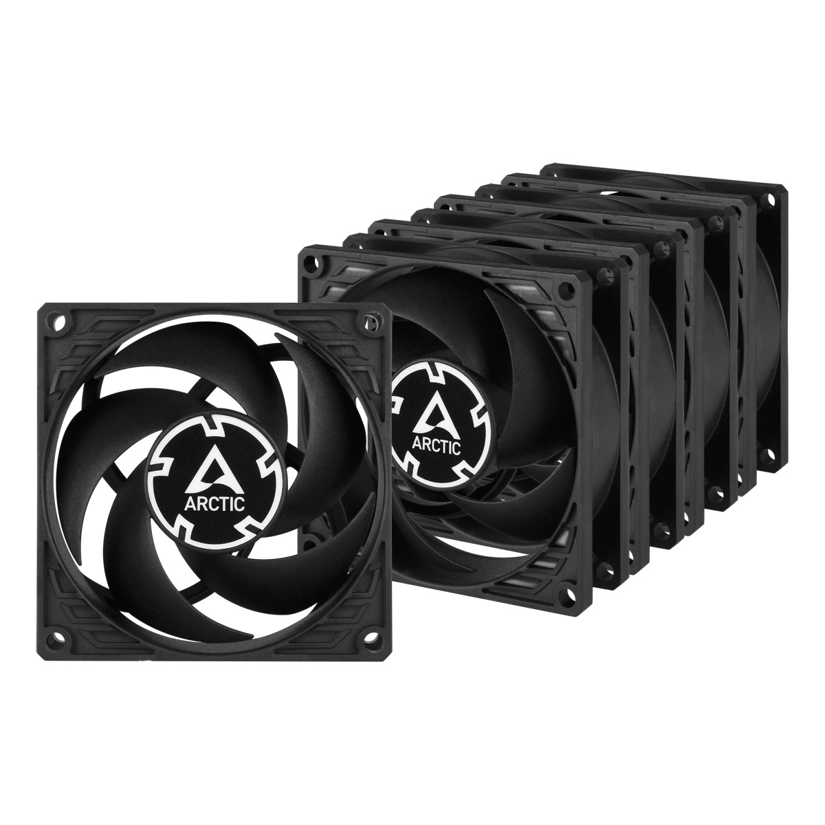 ARCTIC P8 PWM PST Carcasa del ordenador Ventilador 8 cm Negro