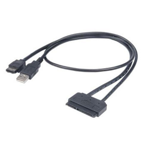 Akasa Flexstor eSATA USB cble SATA 0,4 m Noir