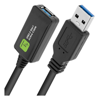 Techly Verlngerungskabel USB3.2 SuperSpeed+ 5m - Digital/Daten - Verlngerungskabel