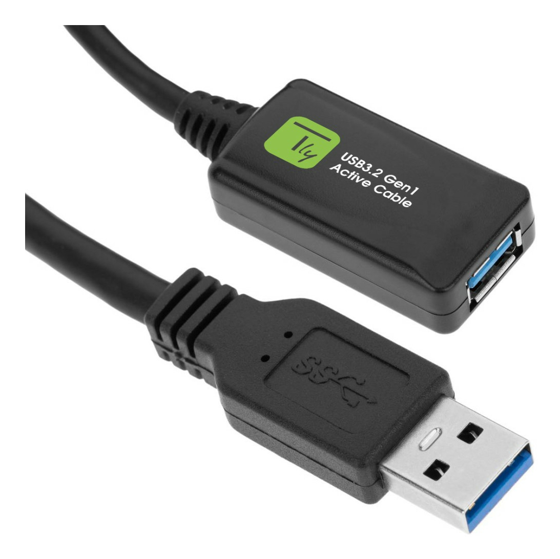 Techly Verl�ngerungskabel USB3.2 SuperSpeed+ 5m - Digital/Daten - Verl�ngerungskabel