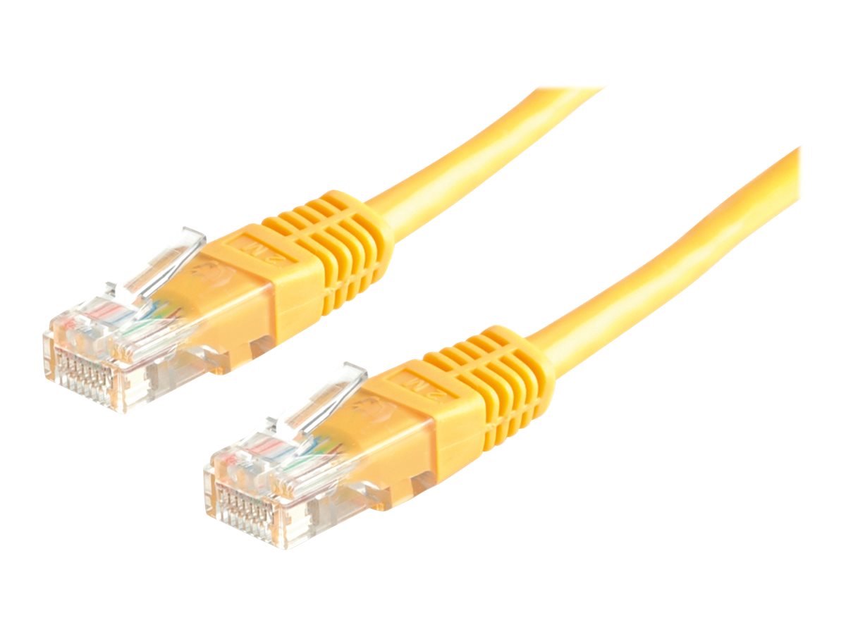 Value UTP Patch Cord Cat.6, yellow 10 m