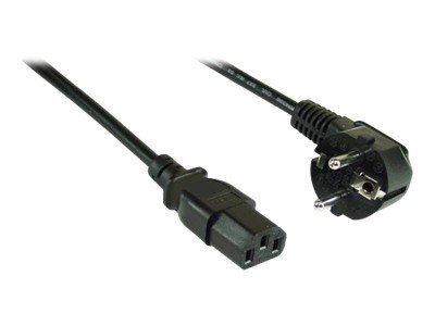 Lenovo InLine Netzkabel Schuko auf Kaltgertestecker 16652 - Kabel - Strom/Netzteil