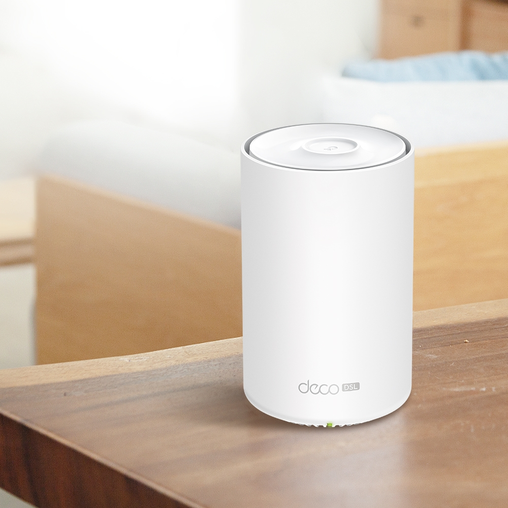 TP-Link Deco X50-DSL Doble banda (2,4 GHz / 5 GHz) Wi-Fi 6 (802.11ax) Blanco 1 Interno