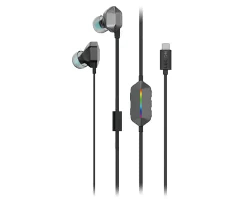 Lenovo Legion E510 Auriculares Almbrico Dentro de odo Juego USB Tipo C Gris