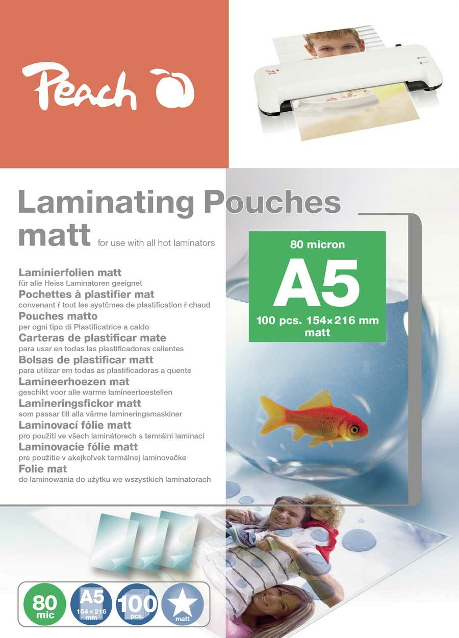 Peach S-PP580-30 plastificador 100 pieza(s)