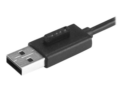 StarTech.com - Concentrador Ladrón USB 2.0 de 4 Puertos con Cable