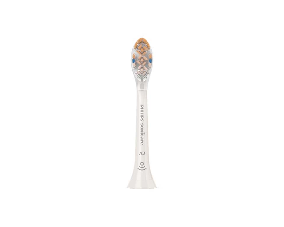 Philips A3 Premium All-in-One HX9094/87 Genuine Replacement Toothbrush Heads, White, 4 pack
