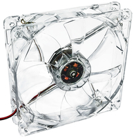Akyga AW-12A-BR - Ventilator - 12 cm - 1000 RPM - 20 dB - 66 cfm - Transparent