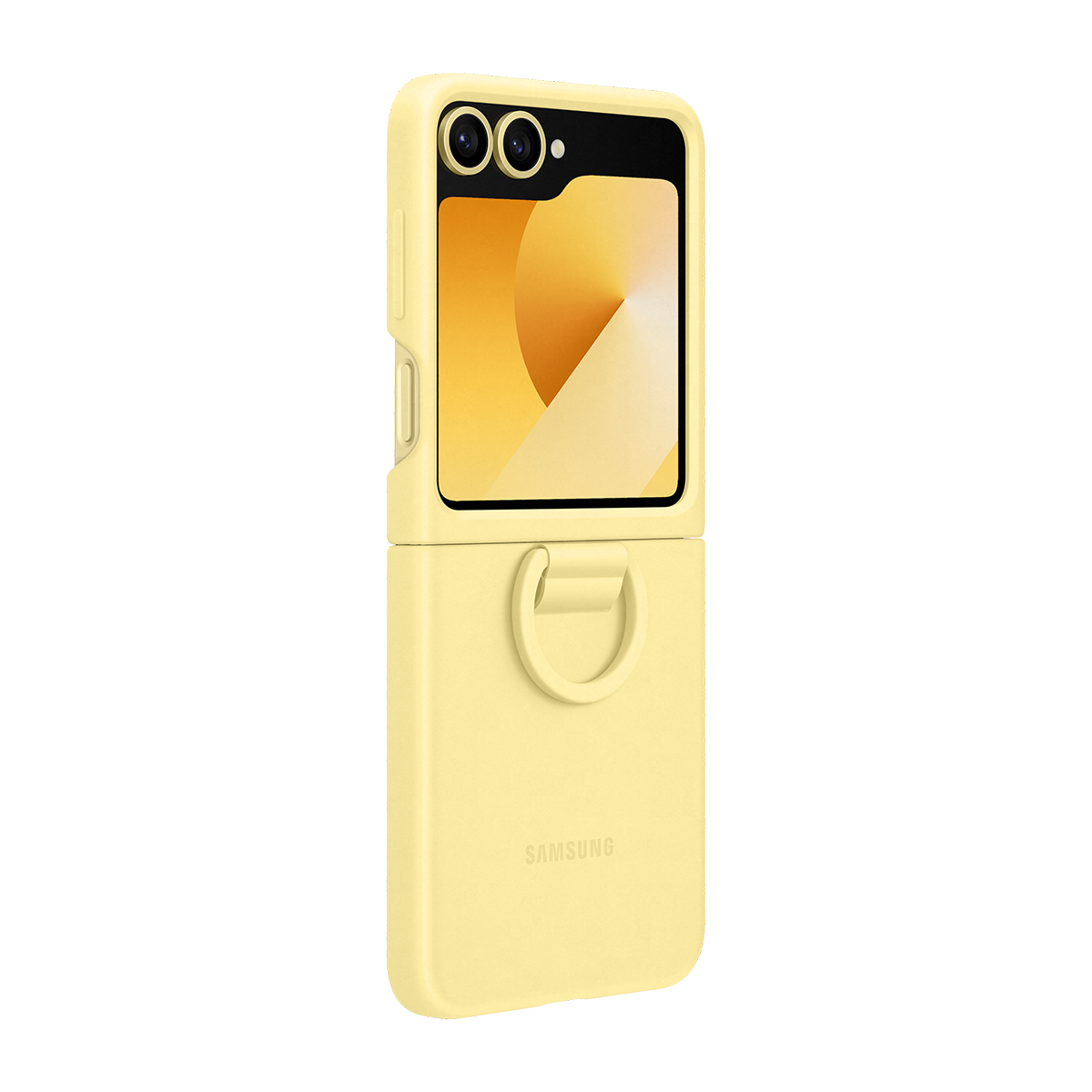 Samsung EF-PF741TYEGWW mobile phone case 17 cm (6.7) Cover Yellow