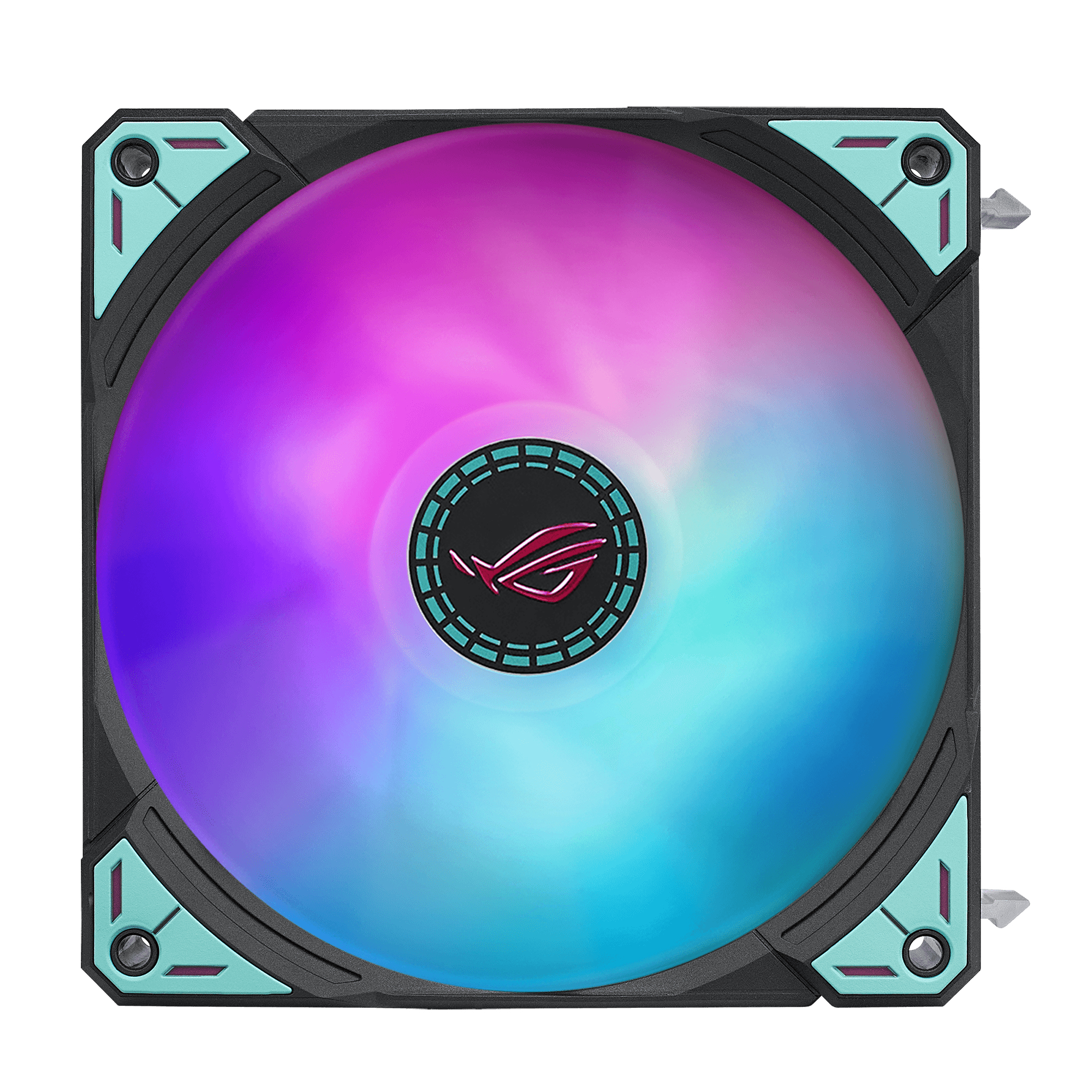 ASUS ROG RYUO IV 360 ARGB Hatsune Miku Edition Processore Raffreddatore di liquidi tutto in uno 12 cm Nero, Turchese