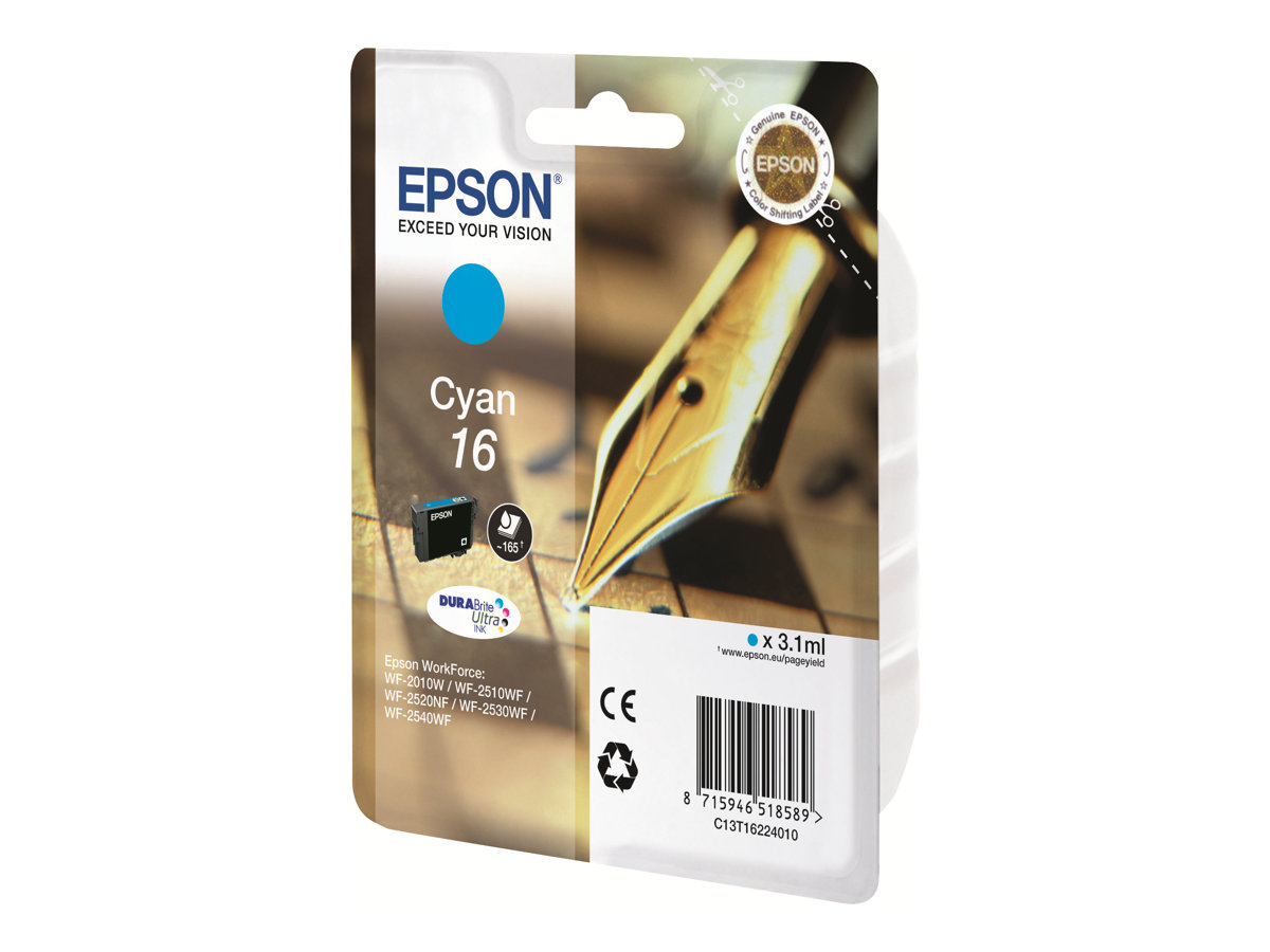 Epson Pen and crossword Singlepack Cyan 16 DURABrite Ultra Ink