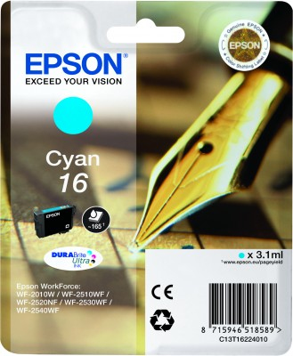 Epson Pen and crossword Singlepack Cyan 16 DURABrite Ultra Ink