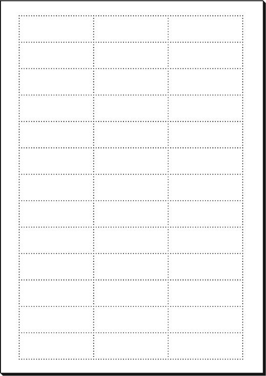 Sigel LP720 tiquette non-adhsive 156 pice(s) Blanc Rectangle