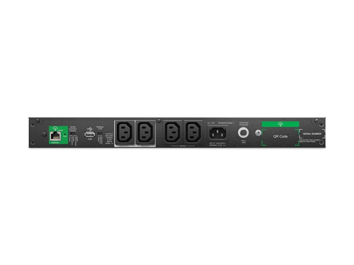 APC SMART-UPS C LI-ION 500VA SHORT DEPTH 230V SMARTCONNECT gruppo di continuit� (UPS) A linea interattiva 0,5 kVA 400 W 4 presa(e) AC