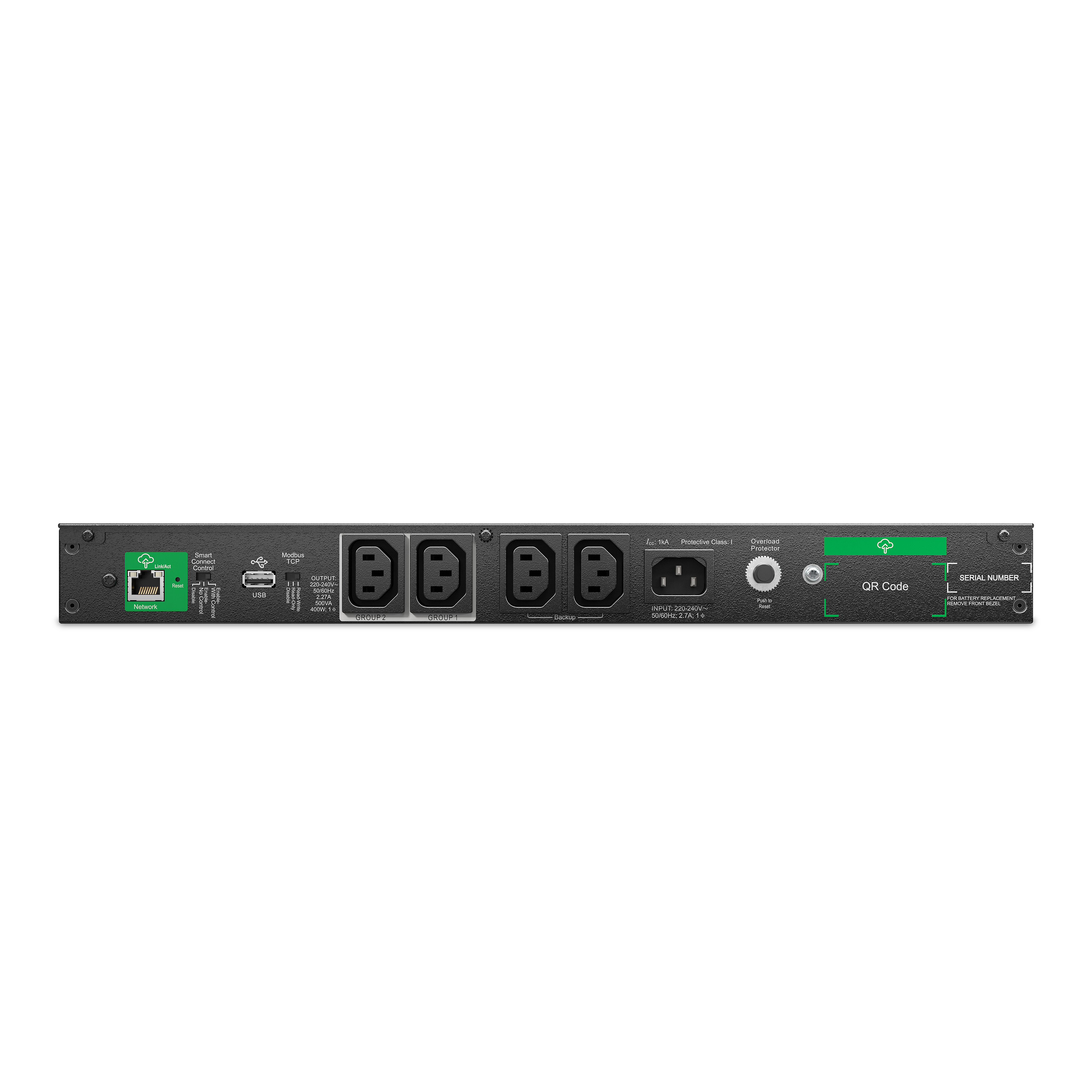 APC SMART-UPS C LI-ION 500VA SHORT DEPTH 230V SMARTCONNECT gruppo di continuit� (UPS) A linea interattiva 0,5 kVA 400 W 4 presa(e) AC