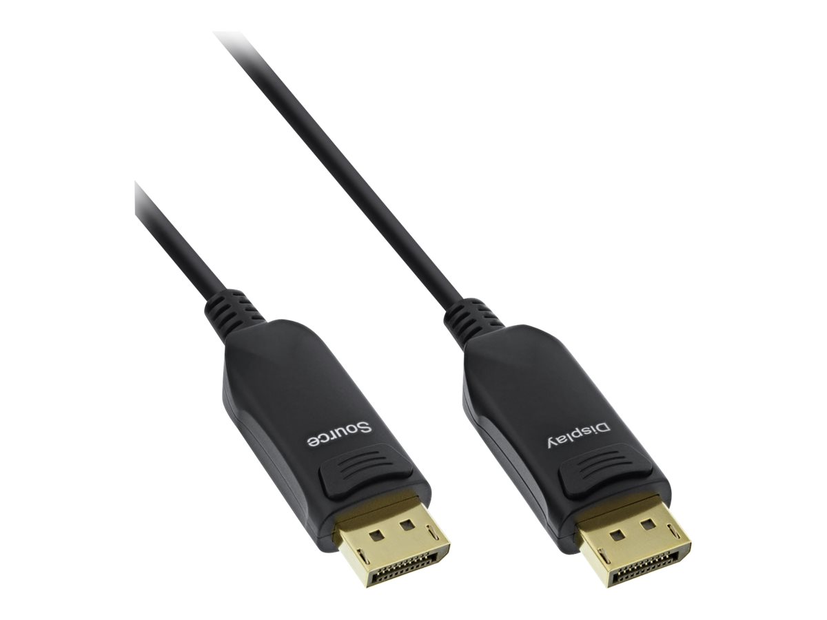 InLine Cavo DisplayPort 1.4 AOC, 8K4K, nero, 10m