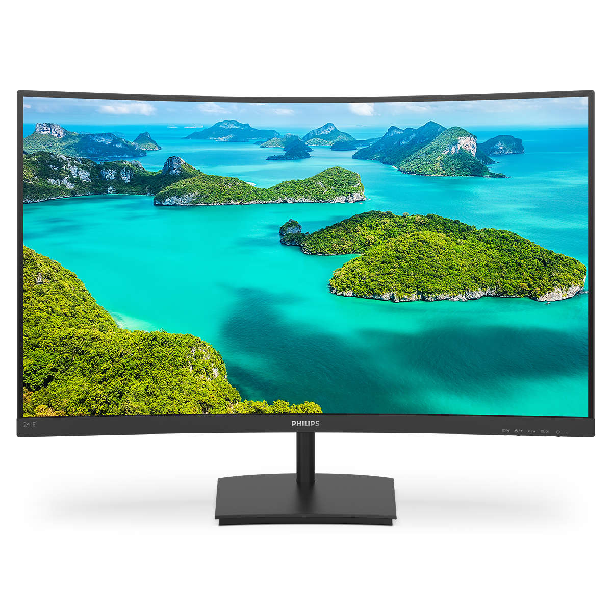 Philips E Line 241E1SCA/00 computer monitor 59.9 cm (23.6) 1920 x 1080 pixels Full HD LCD Black