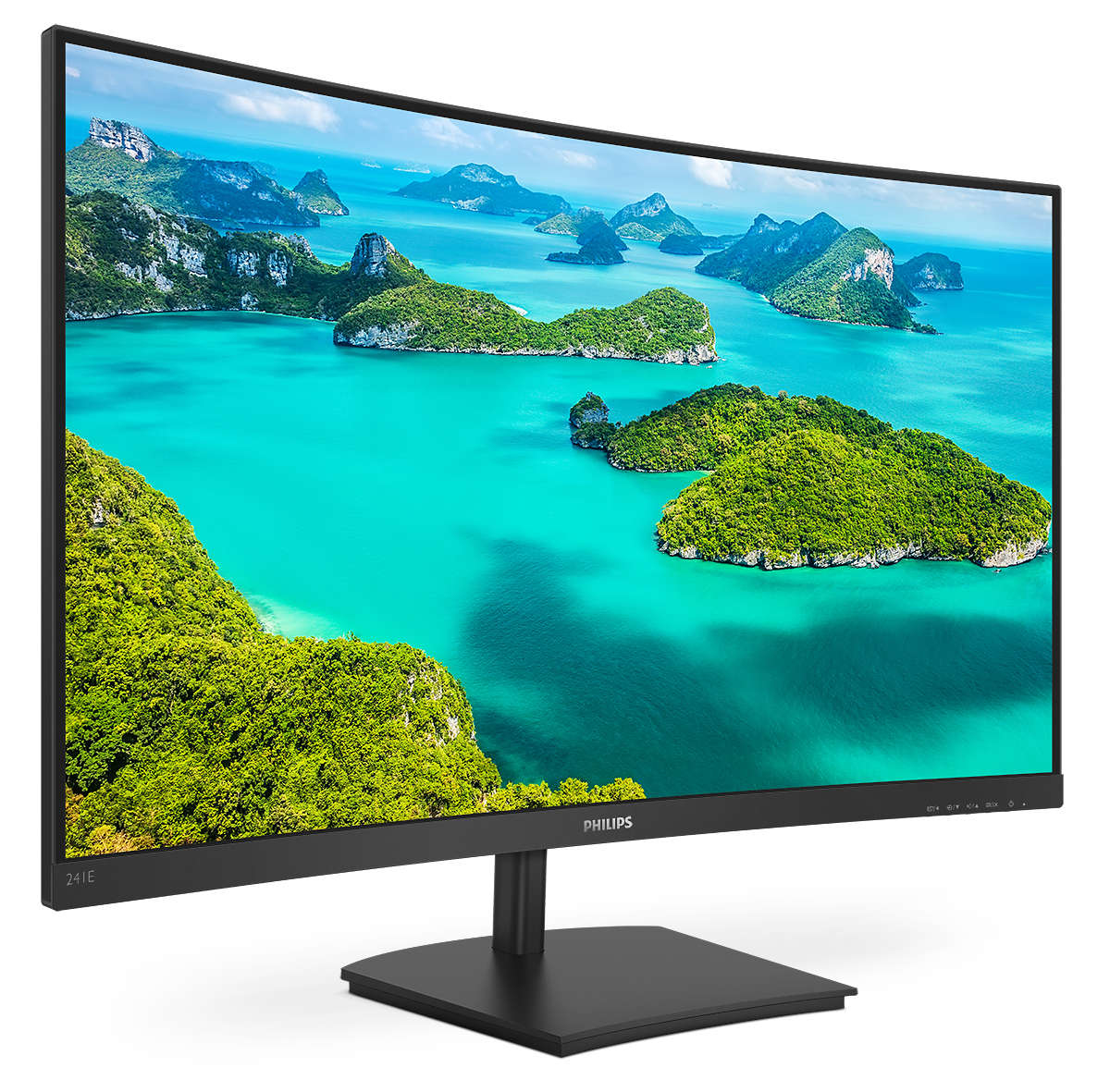 Philips E Line 241E1SCA/00 Monitor PC 59,9 cm (23.6) 1920 x 1080 Pixel Full HD LCD Nero