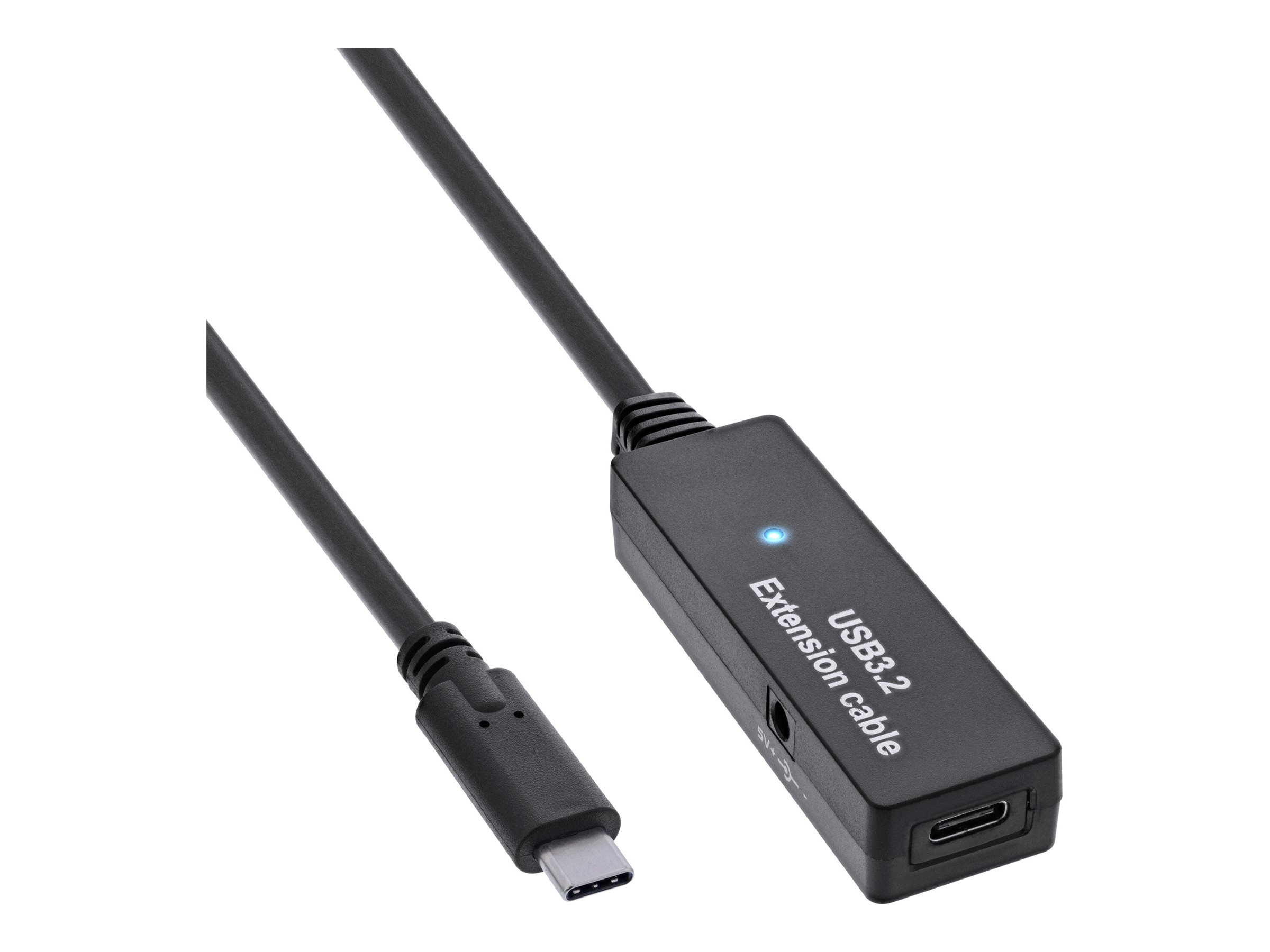 InLine Estensione attiva USB 3.2 Gen.1, da spina USB-C a presa USB-C, 5m