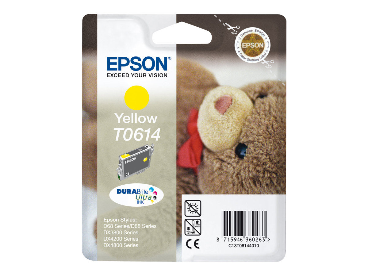 Epson Teddybear Cartucho T0614 amarillo