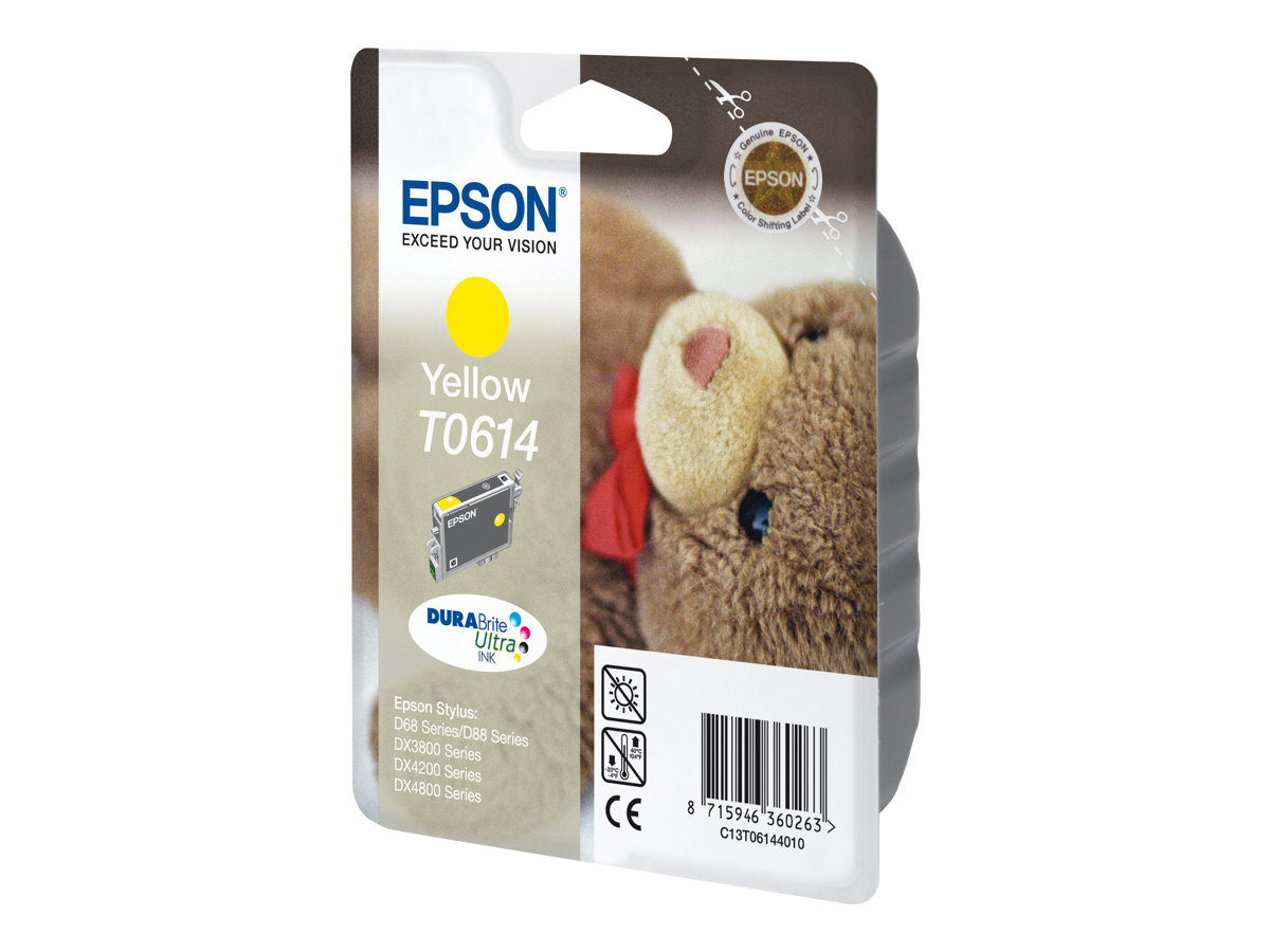 Epson Teddybear Cartucho T0614 amarillo