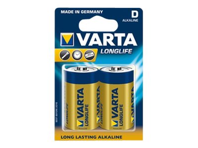 Varta Longlife 04120 - Batterie 2 x D - Alkalisch