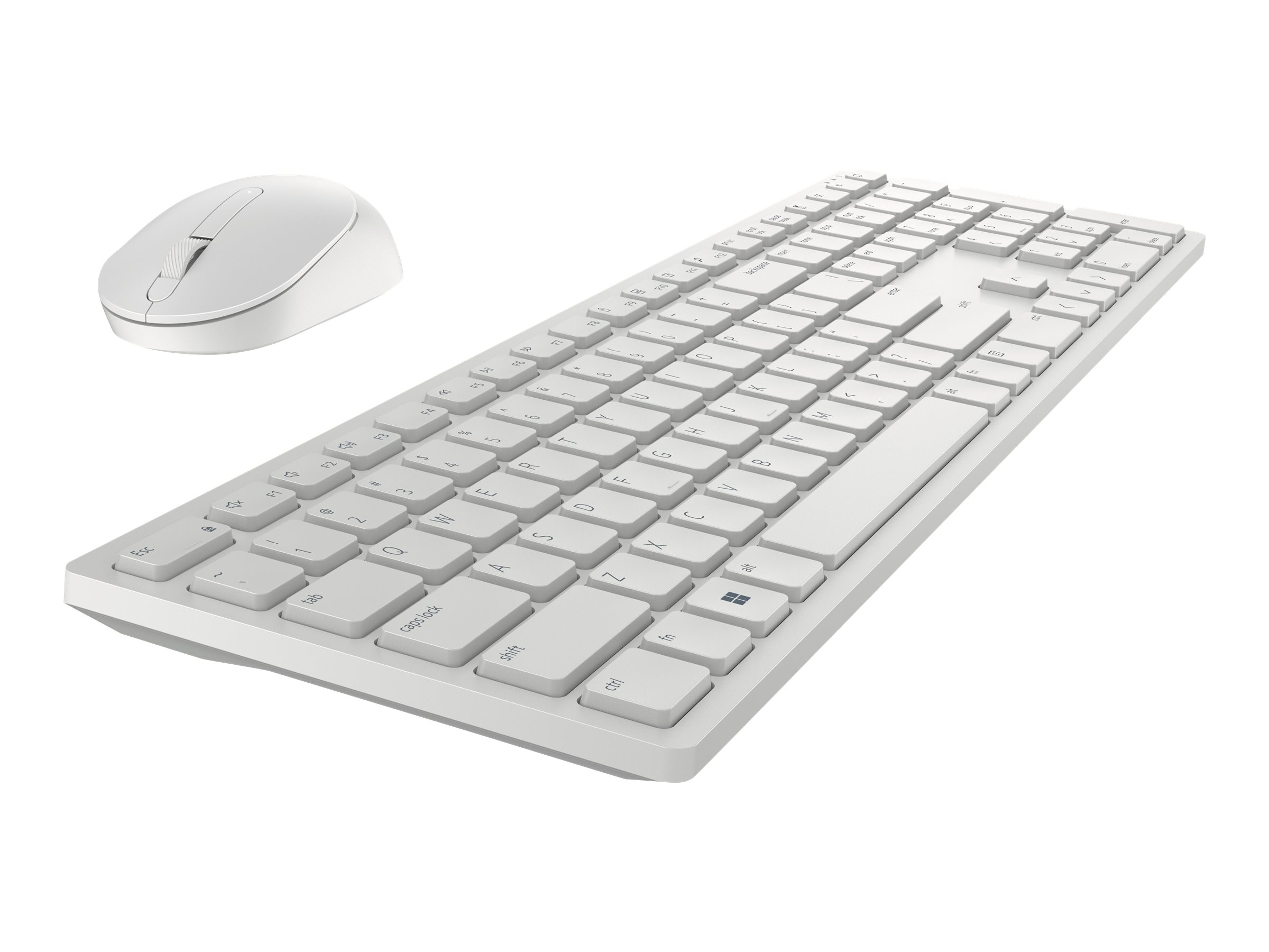 DELL KM5221W-WH tastiera Mouse incluso RF Wireless QWERTZ Tedesco Bianco