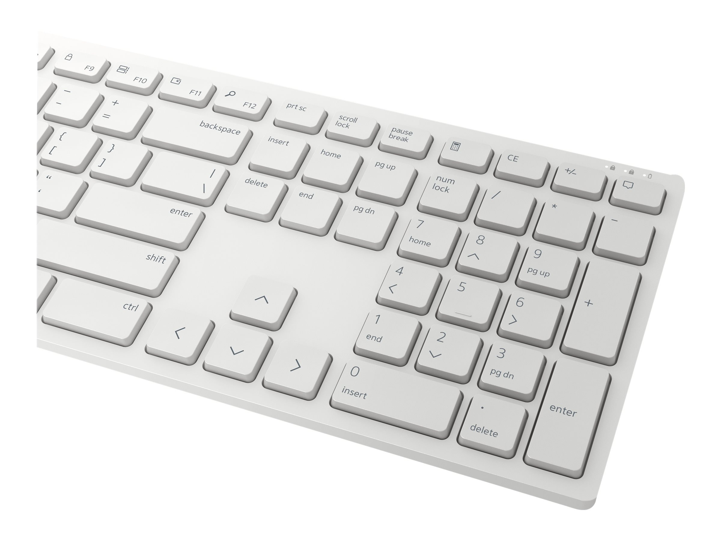 DELL KM5221W-WH tastiera Mouse incluso RF Wireless QWERTZ Tedesco Bianco