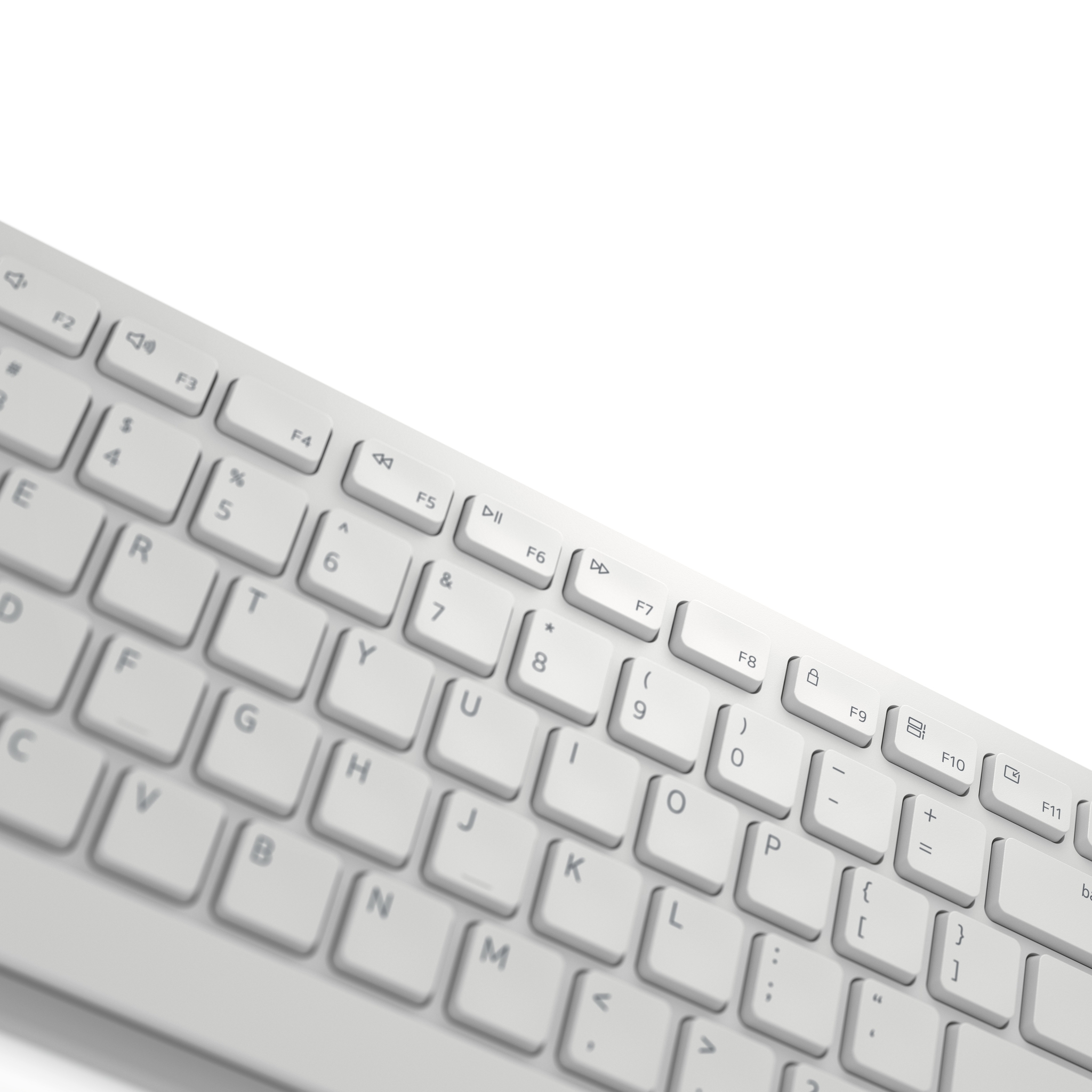 DELL KM5221W-WH tastiera Mouse incluso RF Wireless QWERTZ Tedesco Bianco
