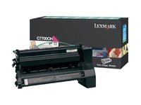 Lexmark Magenta High Yield Return Program Print Cartridge for C770/C772 cartucho de tner Original