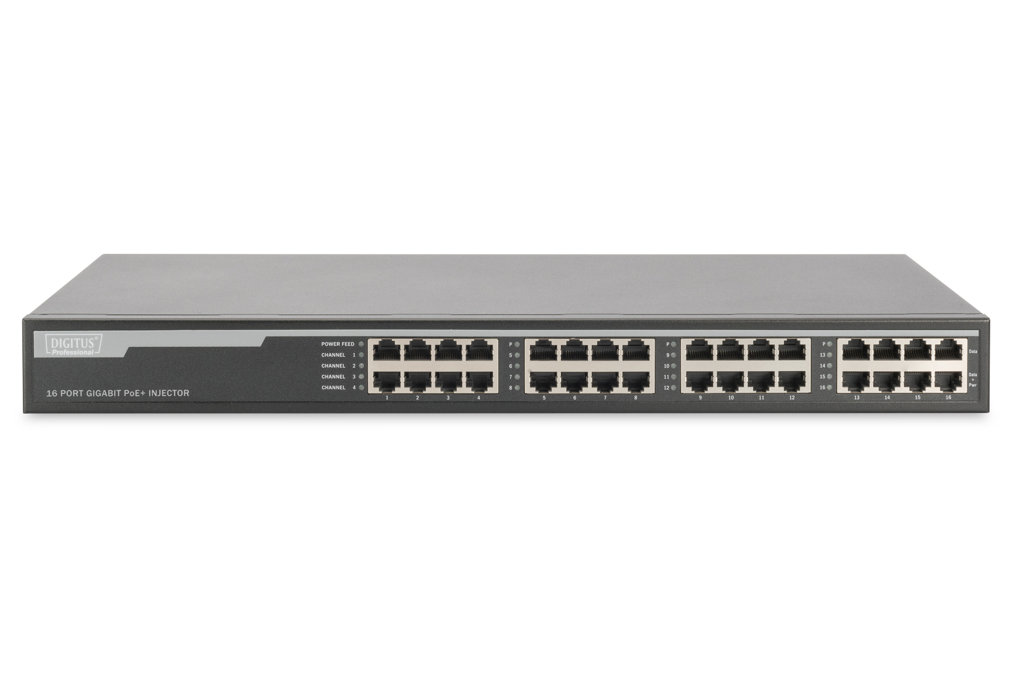 Digitus Injecteur Gigabit PoE+, 16 ports