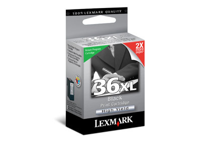 Lexmark N� 36XL Black Return Program Print Cartridge ink cartridge 1 Cartridge Original