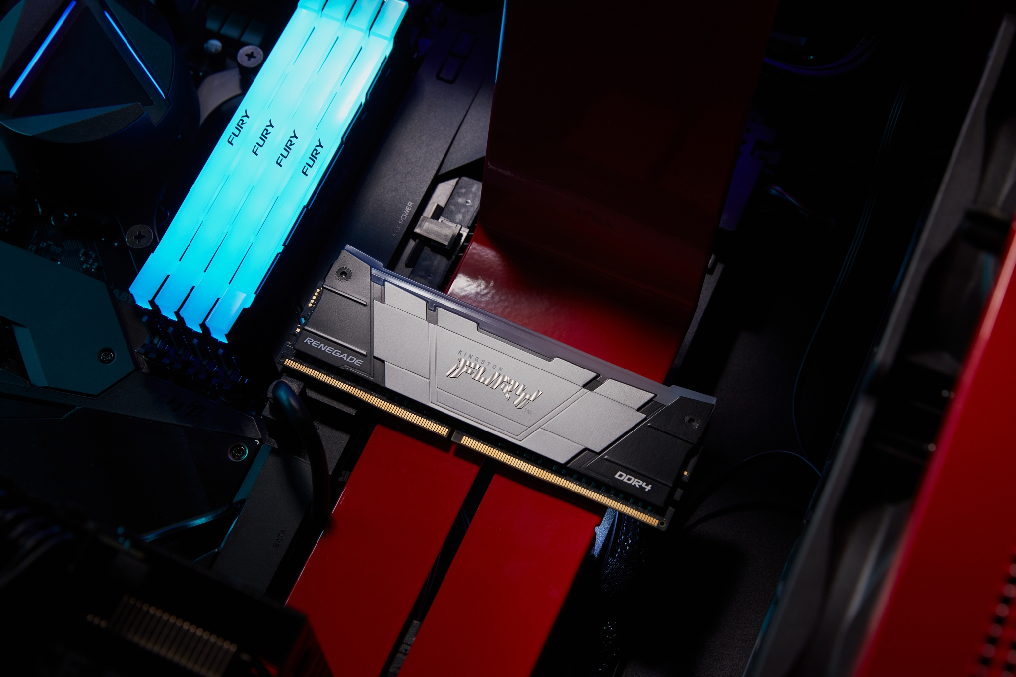 Kingston Technology FURY 16GB 3200MT/s DDR4 CL16 DIMM (Kit da 2 ) Renegade RGB