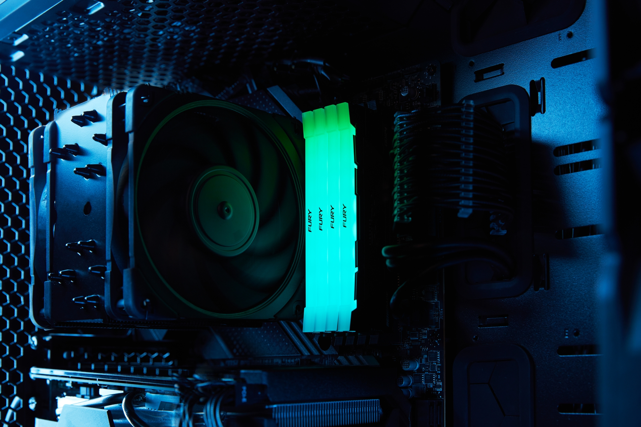 Kingston Technology FURY 16GB 3200MT/s DDR4 CL16 DIMM (Kit da 2 ) Renegade RGB