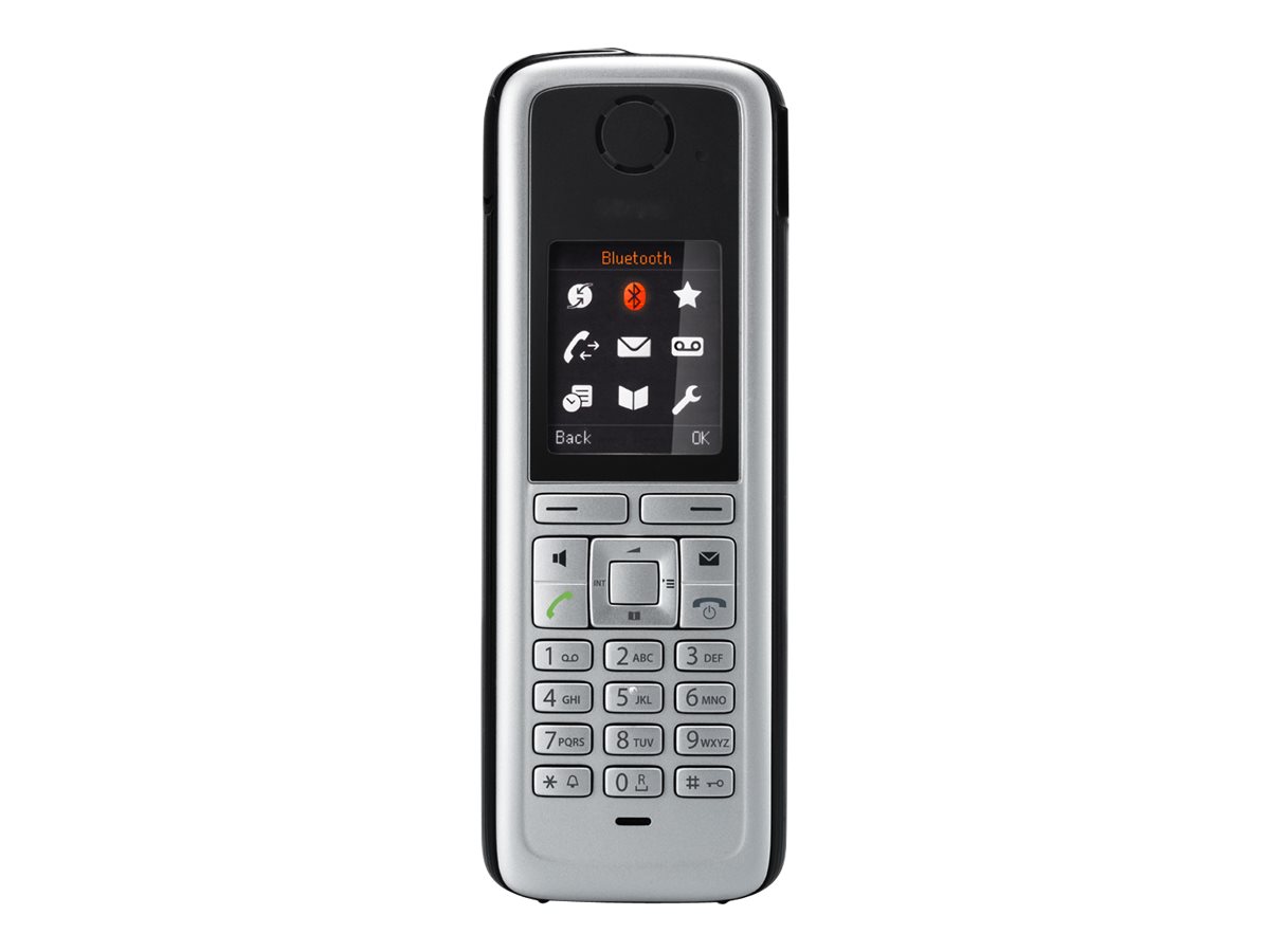 Unify OpenStage M3 handsets Tel�fono DECT Identificador de llamadas Negro, Plata