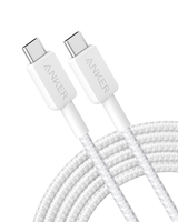 Anker Innovations Anker 322 USB-C to Cable Nylon White - Kabel - Digital/Daten