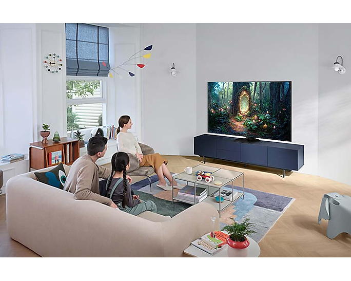 Samsung GQ55QN85CAT 139.7 cm (55) 4K Ultra HD Smart TV Wi-Fi Silver
