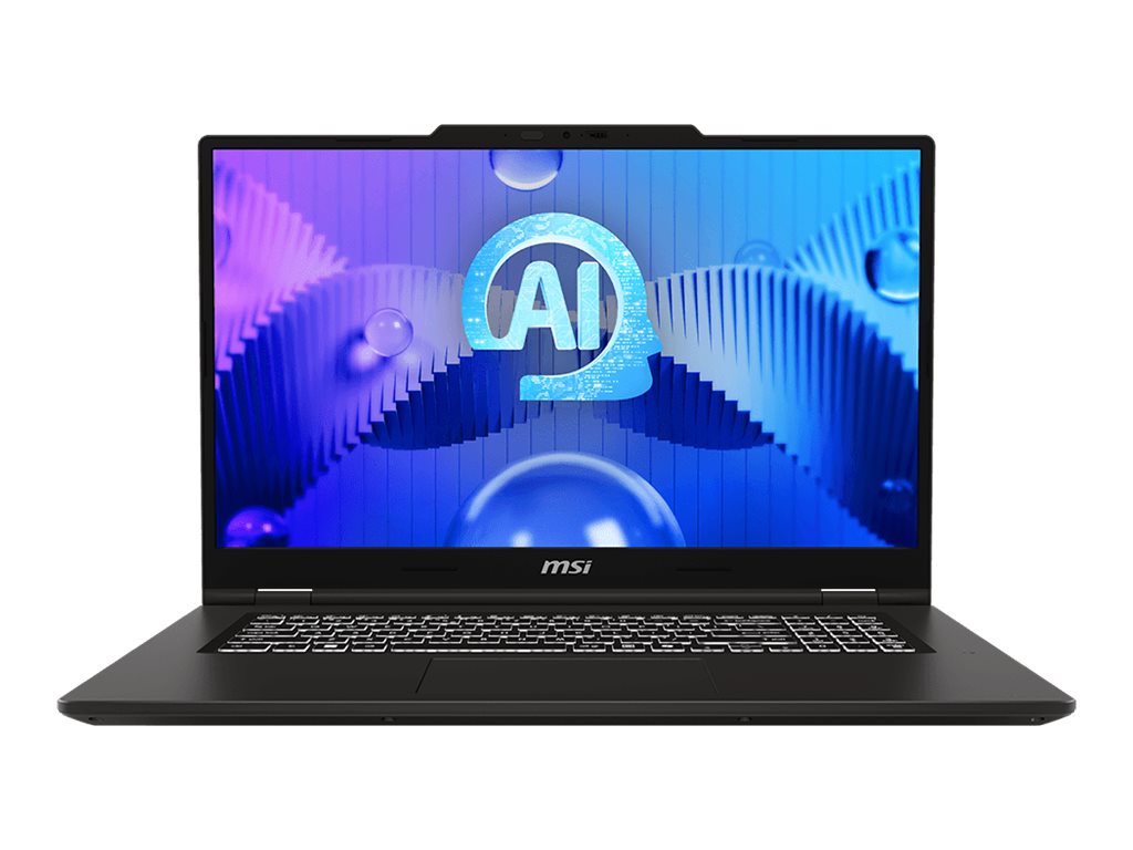MSI Venture 17 AI A1MG-007 - 180�-Scharnierdesign - Intel Core Ultra 5 125H - FreeDOS - Intel Arc Graphics - 16 GB RAM - 512 GB SSD NVMe - 43.9 cm (17.3)