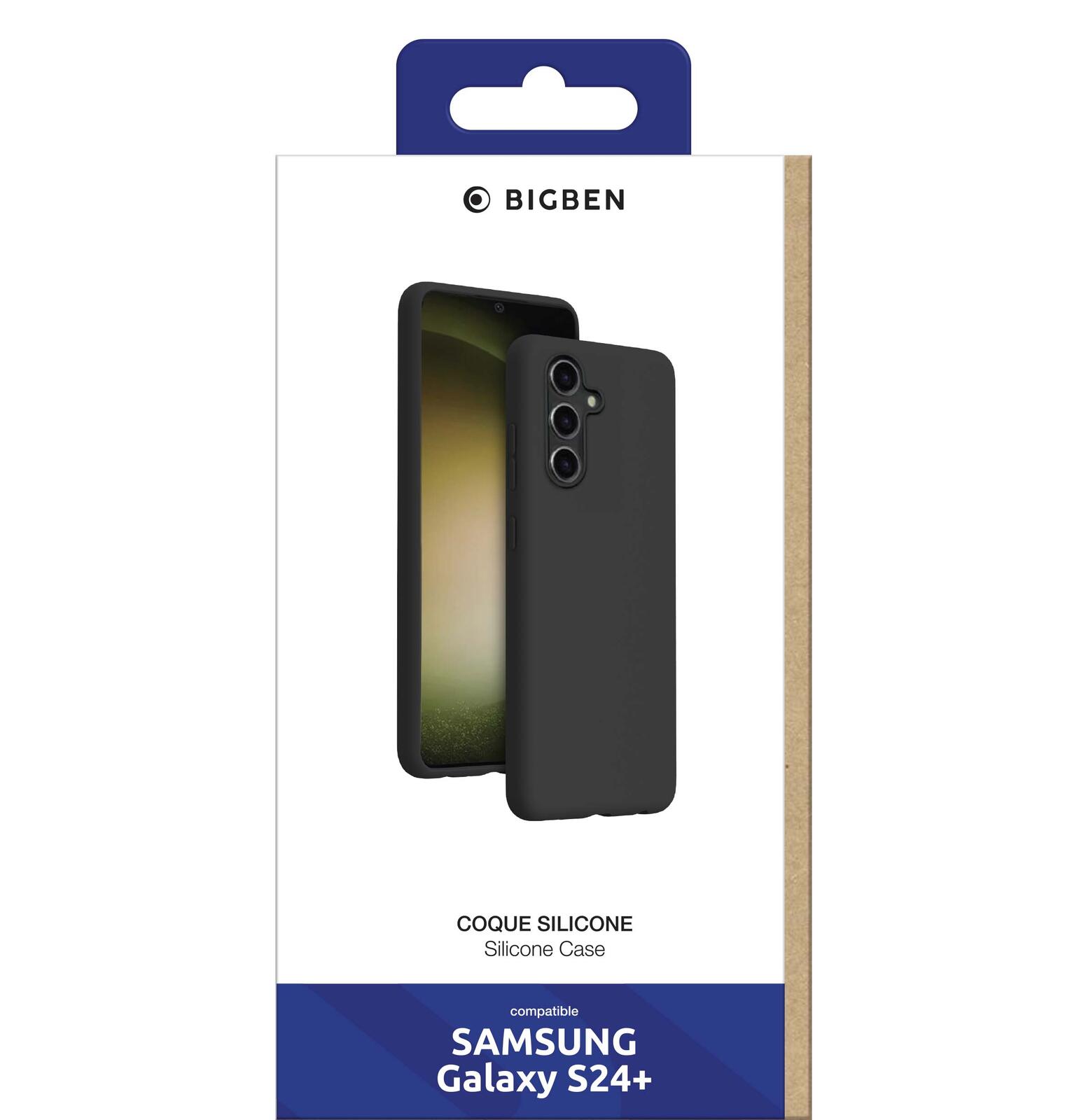 Bigben Interactive Soft-Flex Case Handy-Cover fr SAMSUNG Galaxy S24+ schwarz