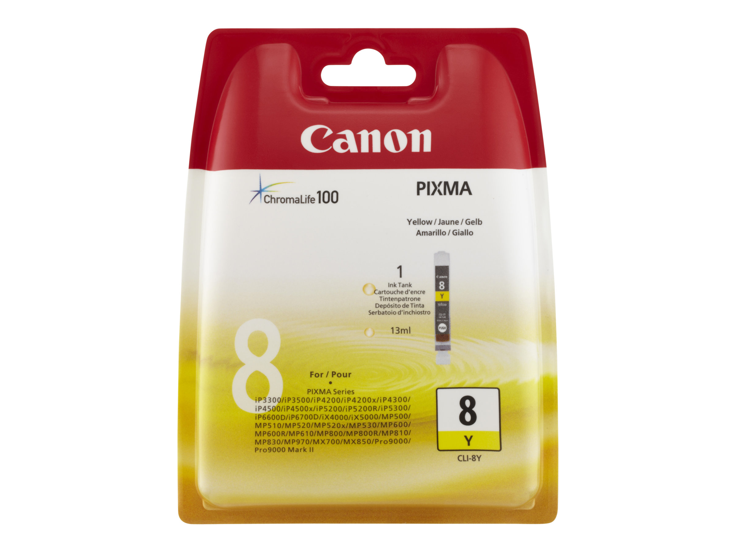 Canon CLI-8Y cartuccia dinchiostro 1 pz Originale Giallo