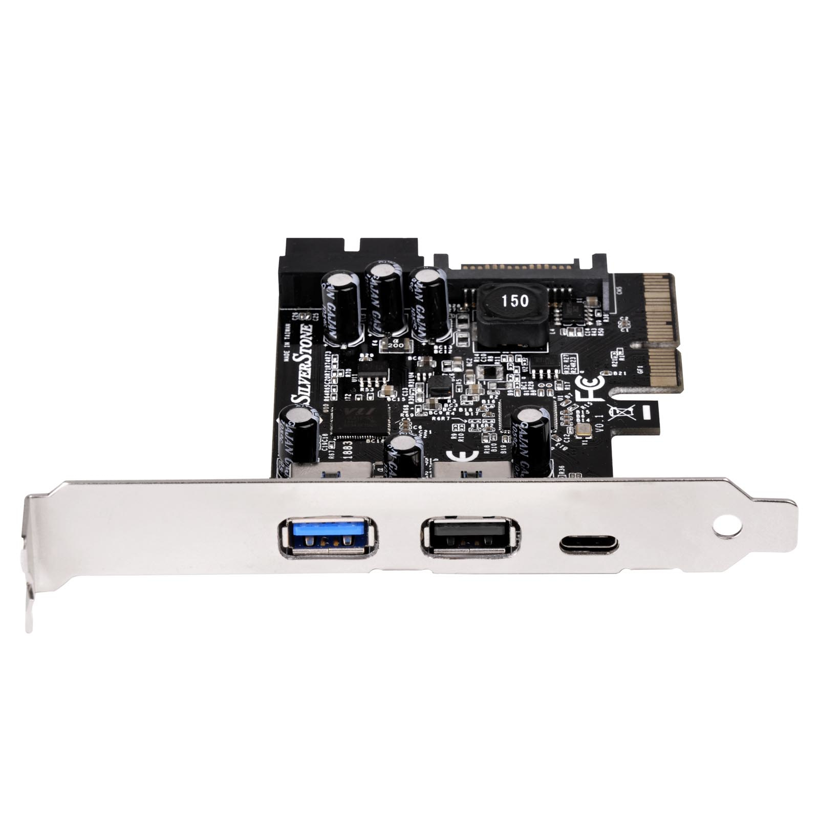 Silverstone ECU05 carte et adaptateur dinterfaces Interne USB 3.2 Gen 1 (3.1 Gen 1)